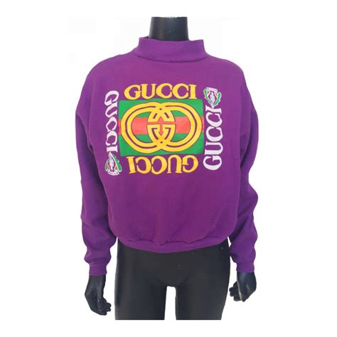 vintage gucci sweatshirt 80s.